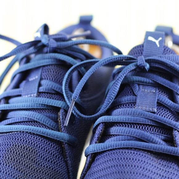 Puma Dark Navy Trainers - Picture 8 of 14